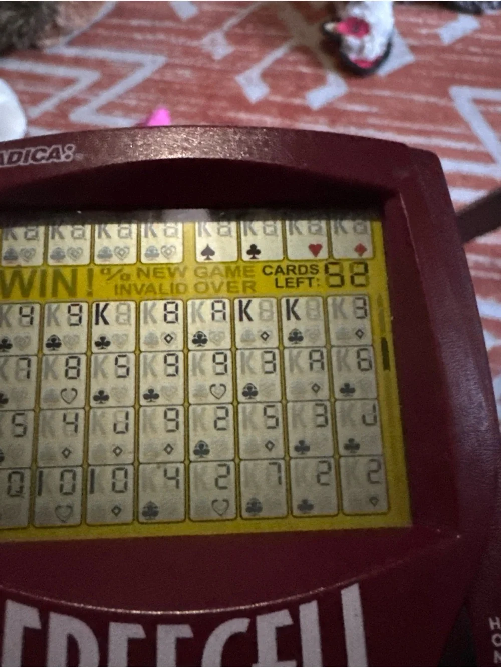 Radica freecell electronic